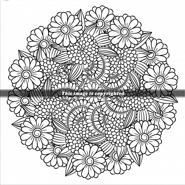Adult Coloring Book With Color By Number or NOT - Mandalas Vol. 4