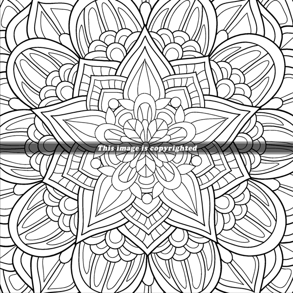 B-there Adult Coloring Books Over 125 Different Designs Combined Mandala Coloring Books for Adults with Detailed Flower Designs