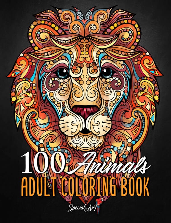 100 Animals Vol.2 Coloring Book - Creative Mandala - Coloring Books