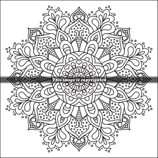 Art Color Therapy Mandalas Coloring Book: Creative mandala art designs  Unique 60 Adult Coloring Pages With  Great Variety of Mixed Mandala  Designs (Large Print / Paperback)