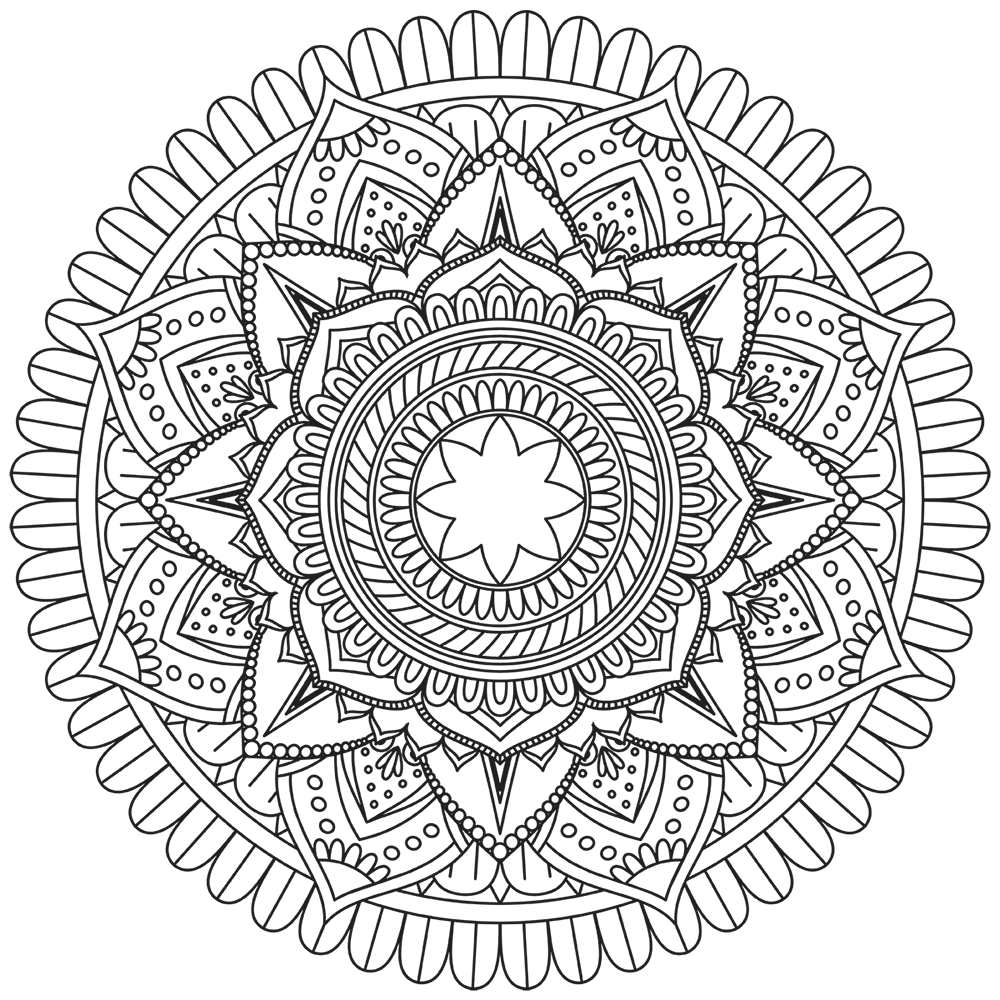 Mandala Color by Number Coloring Book for Adults: Mandala Art Large Print  Easy Mandala Coloring Book For Kids, Adults, Seniors And Beginners, Stress   With Fun, Easy, And Relaxing Coloring Pages. 