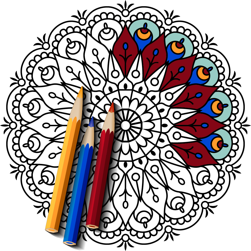 mandala art to color